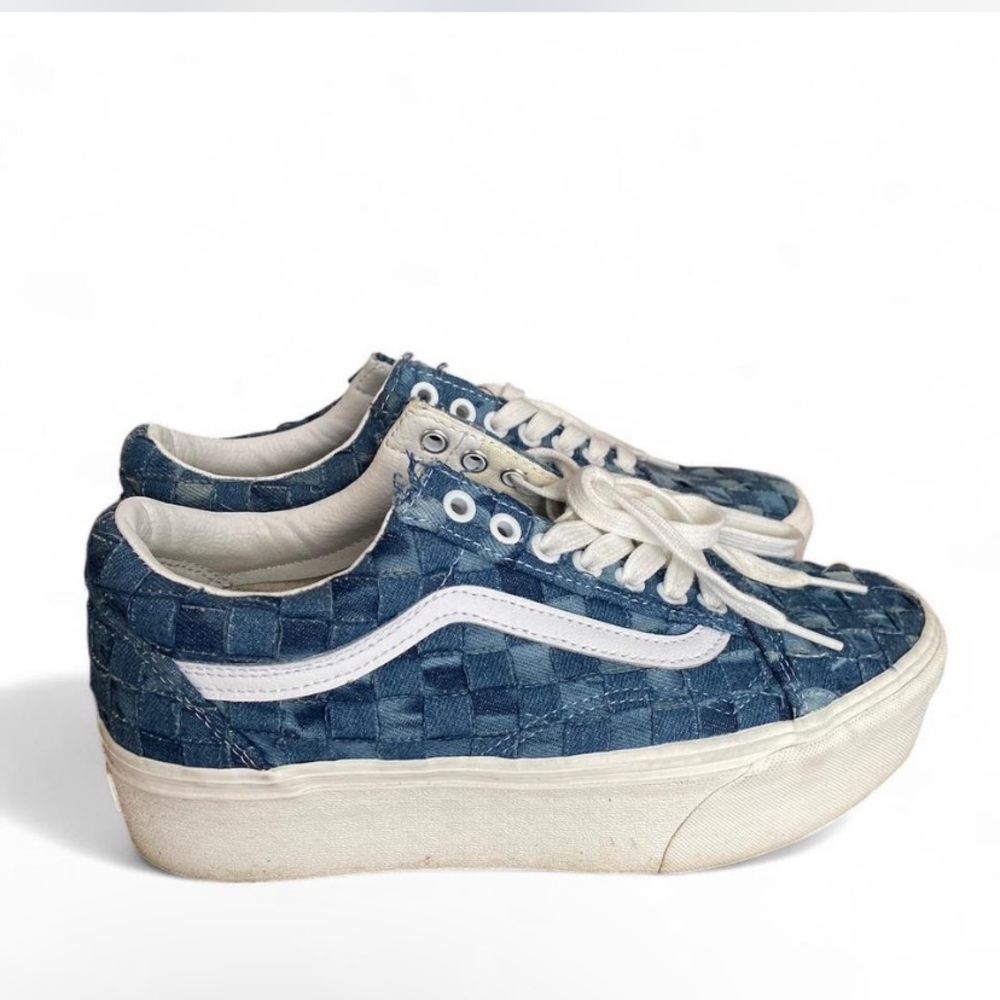 Vans Old Skool Denim Platform Sneakers